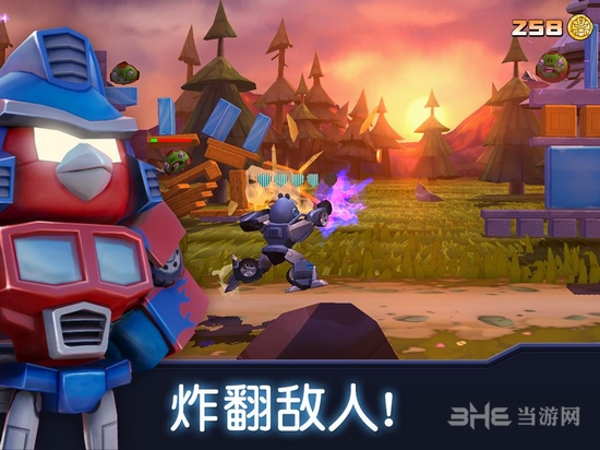 愤怒的小鸟变形金刚无限金币钻石版