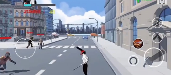 电锯人大战僵尸